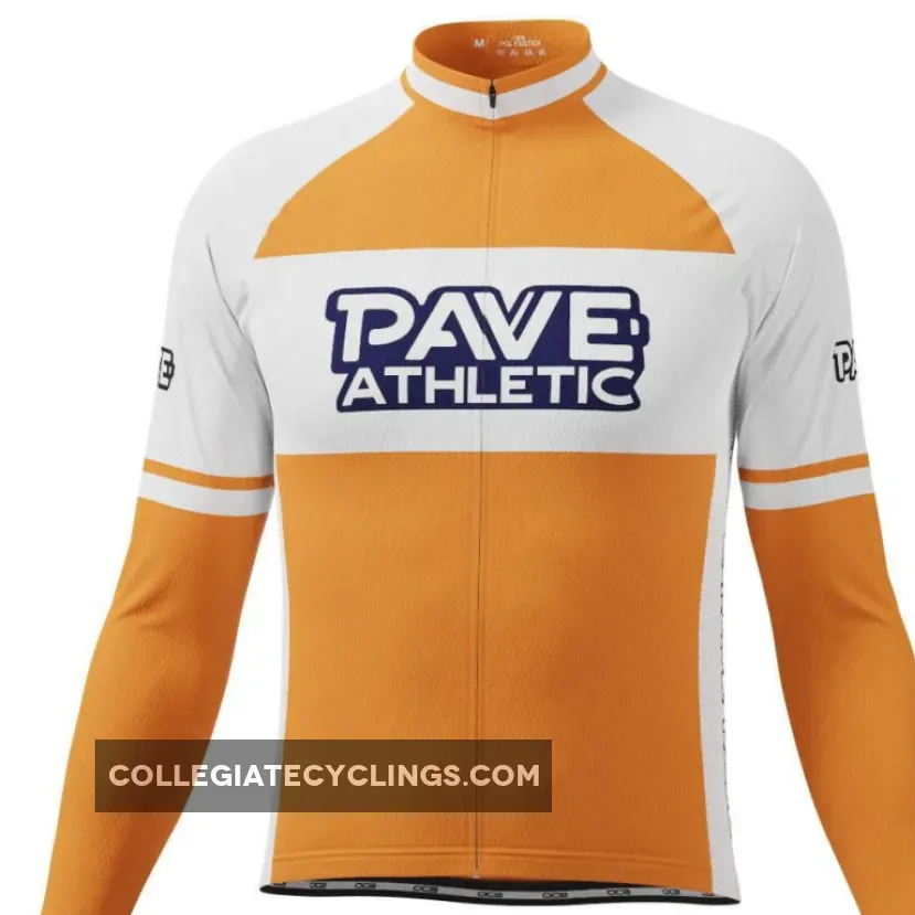 New Releases PAVE Athletic Retro Scribe Long Sleeve Cycling Jersey