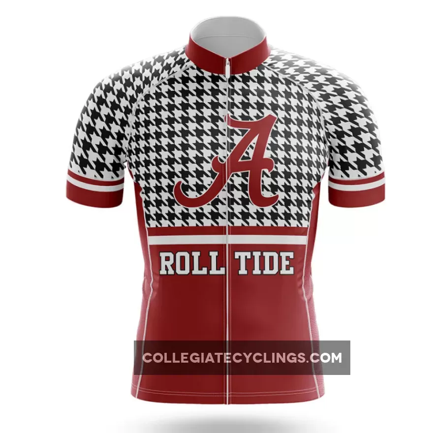 Crimson Tide Houndstooth Pattern Cycling Jersey Restock