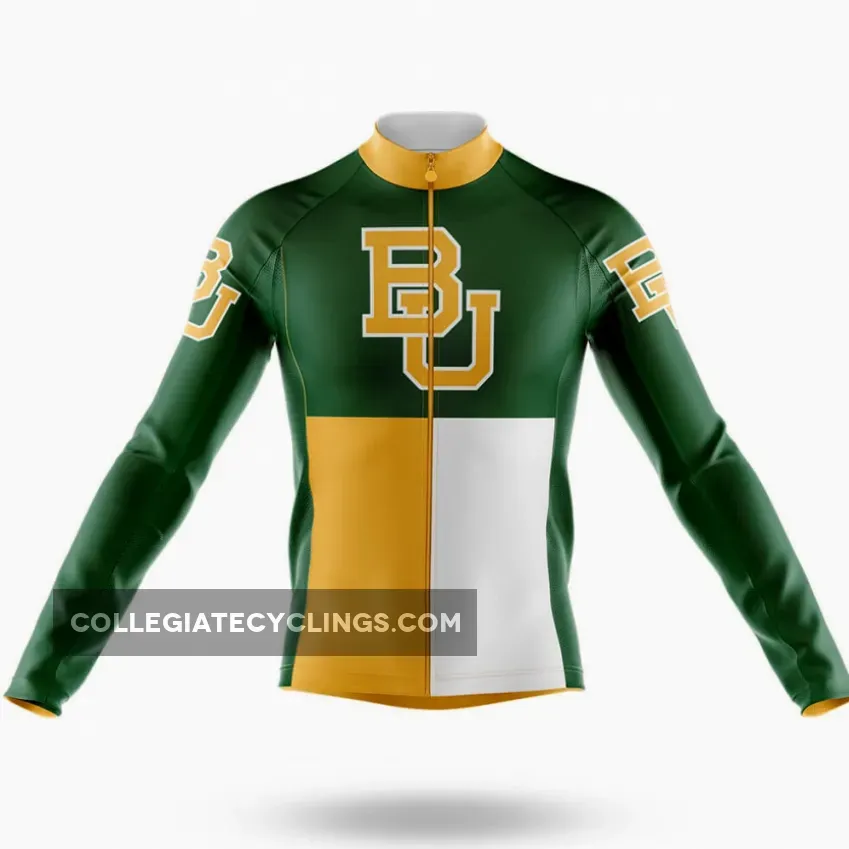 Baylor University TX Long Sleeve Cycling Jersey For Sale