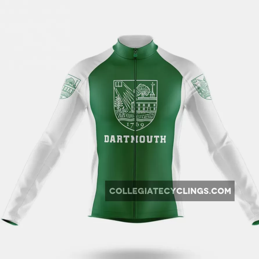Best Dartmouth Big Green Long Sleeve Cycling Jersey