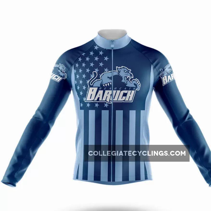 Online Baruch College USA Cycling Kit - Long Sleeve Jersey
