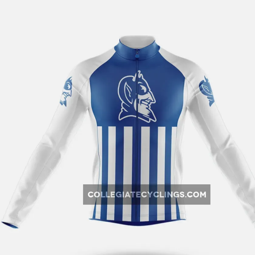 Blue & White Duke Uni Cycling Jersey Display