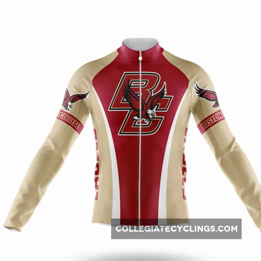Boston College Long Sleeve Cycling Jersey
