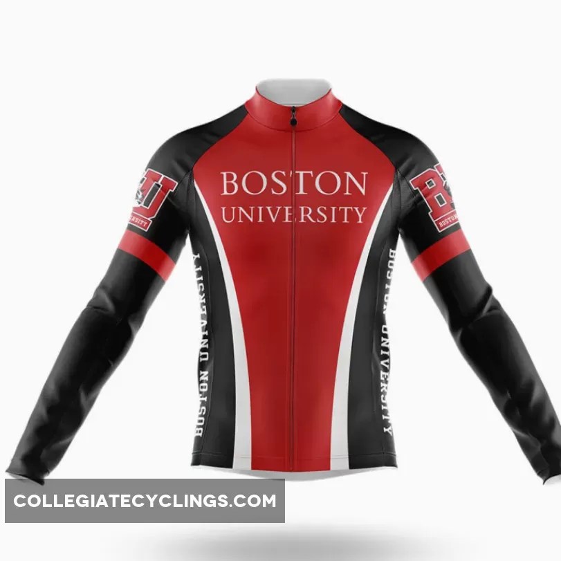 Boston University Long Sleeve Cycling Jersey