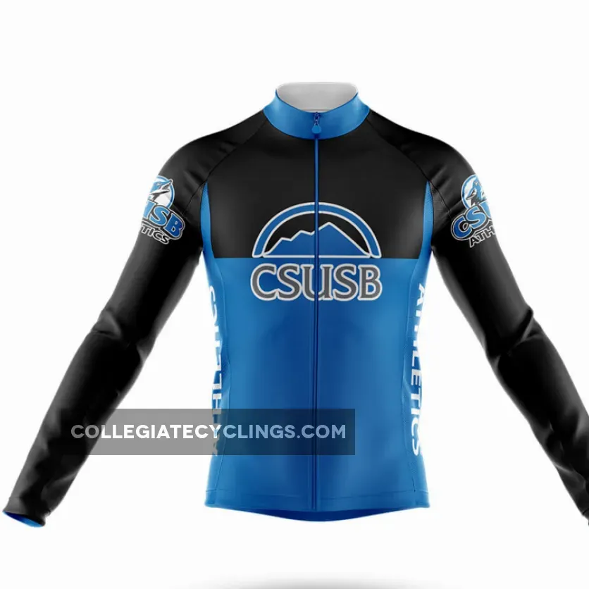 California State University San Bernardino Long Sleeve Cycling Jersey Ver.2