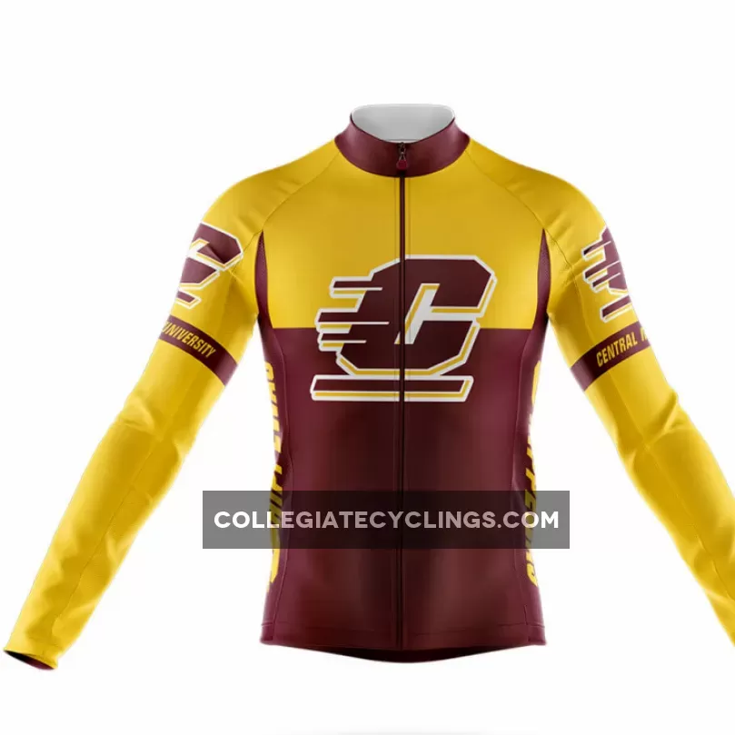 Central Michigan University Long Sleeve Cycling Jersey Ver.2