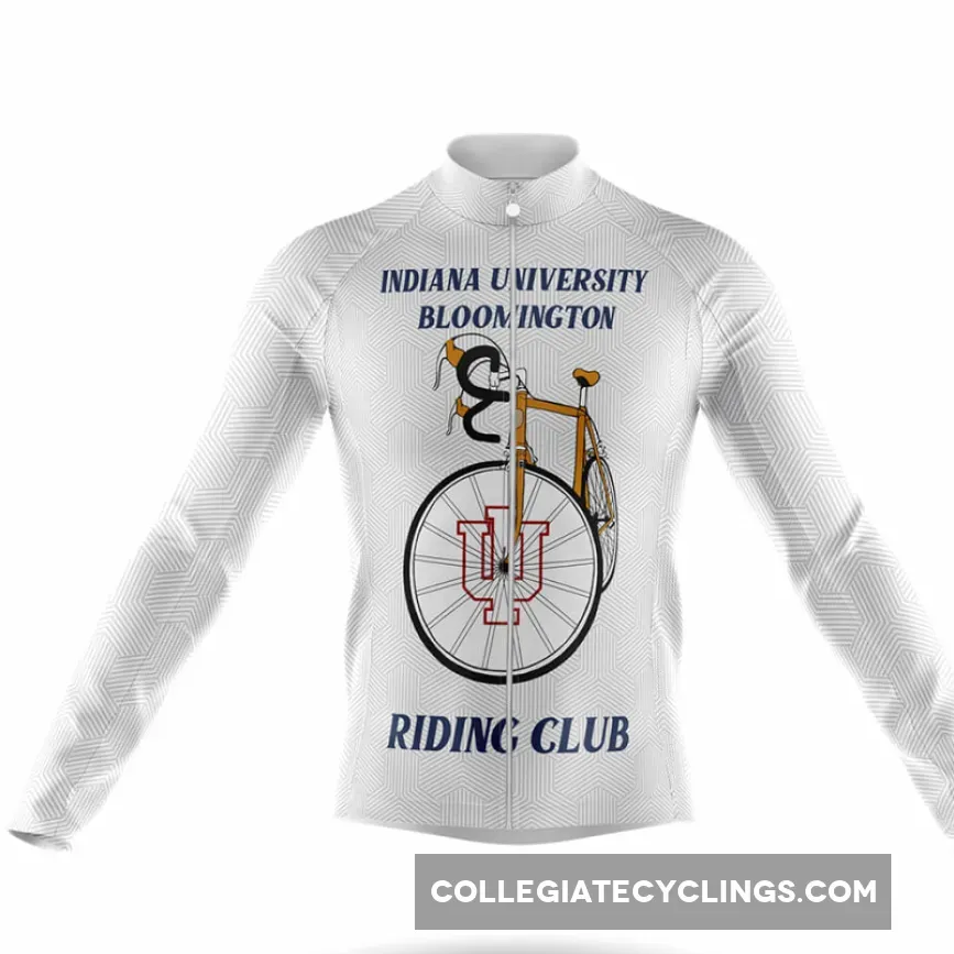 Classic IU Bloomington Long Sleeve Cycling Jersey