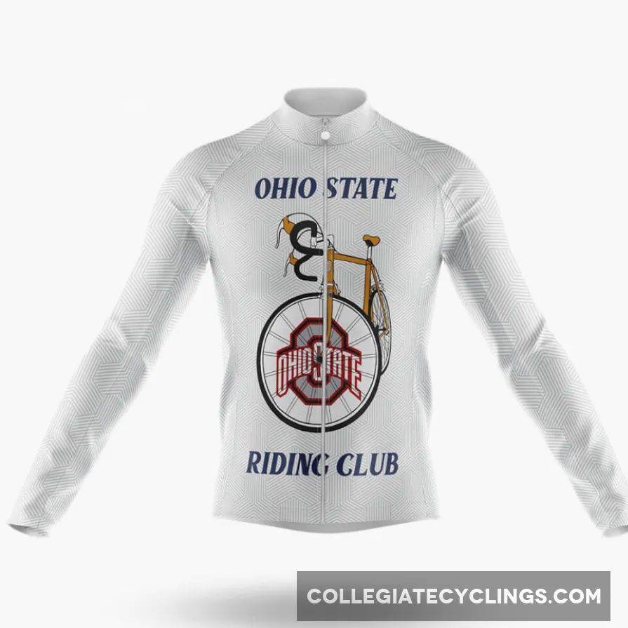 Classic Ohio State Long Sleeve Cycling Jersey
