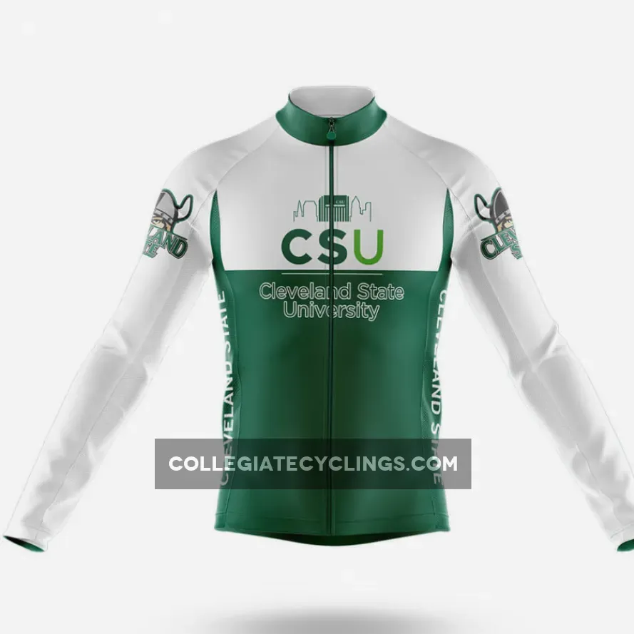 Cleveland State University Long Sleeve Cycling Jersey Ver.2