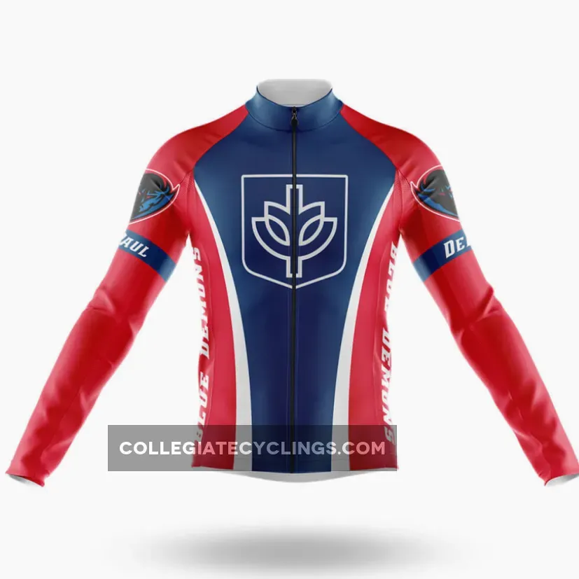DePaul University Long Sleeve Cycling Jersey