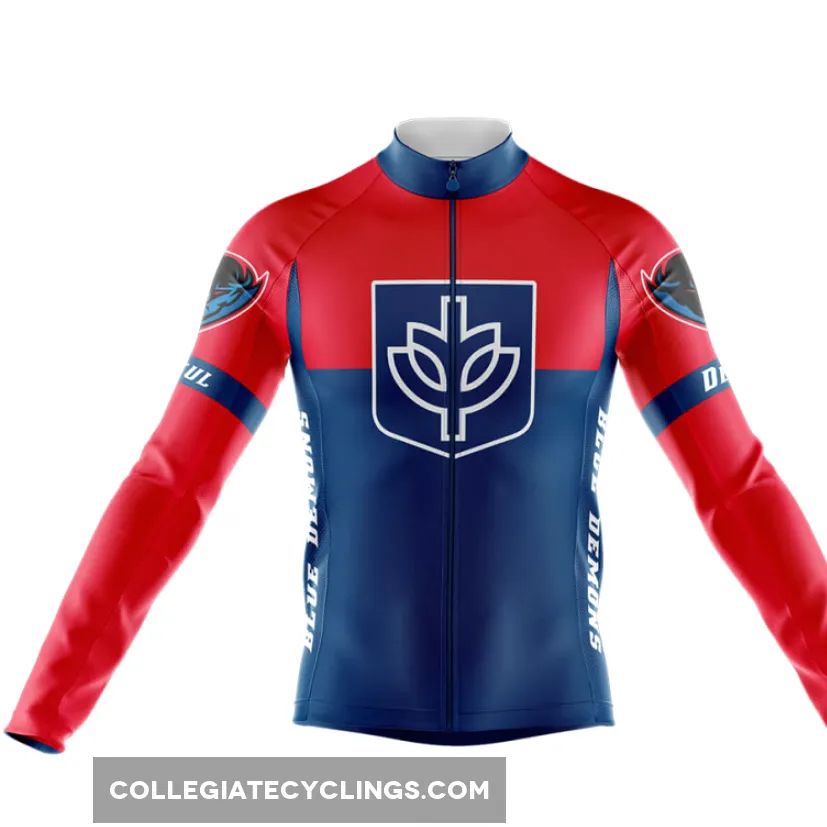 DePaul University Long Sleeve Cycling Jersey Ver.2