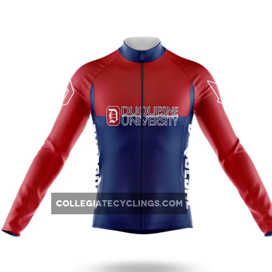 Duquesne University Long Sleeve Cycling Jersey Ver.2