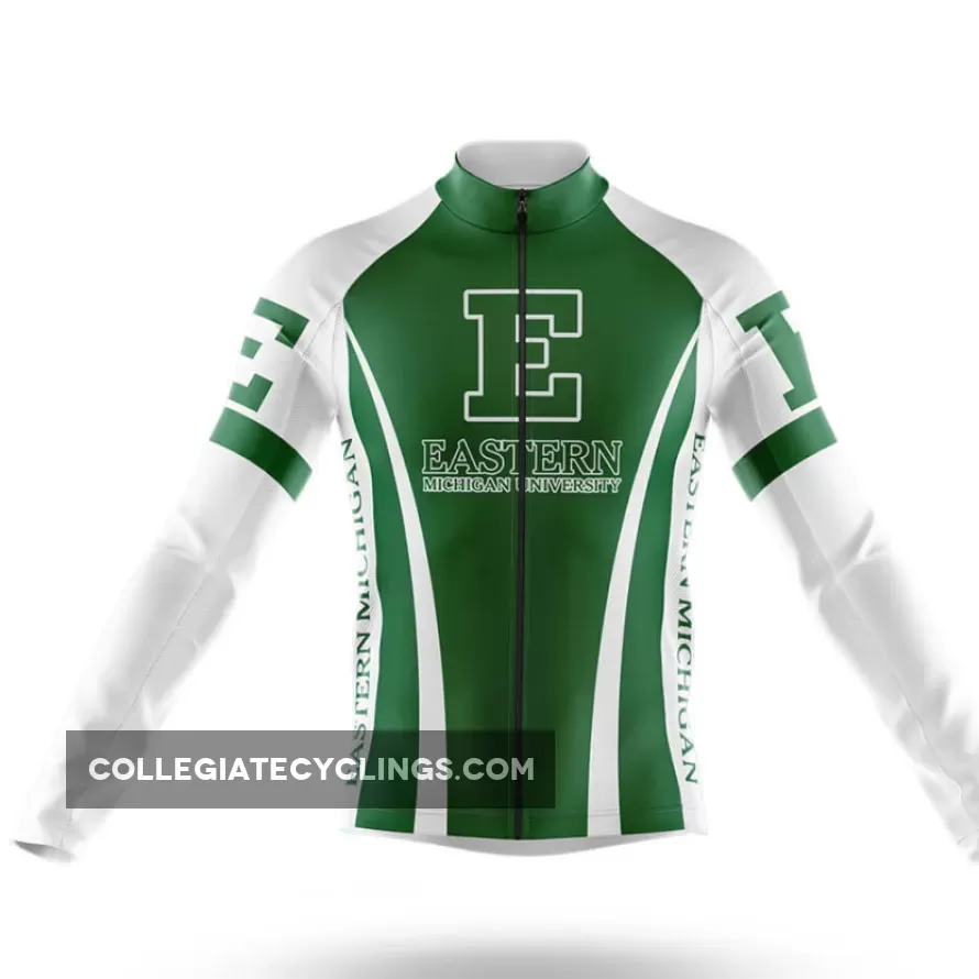 Eastern Michigan University Long Sleeve Cycling Jersey
