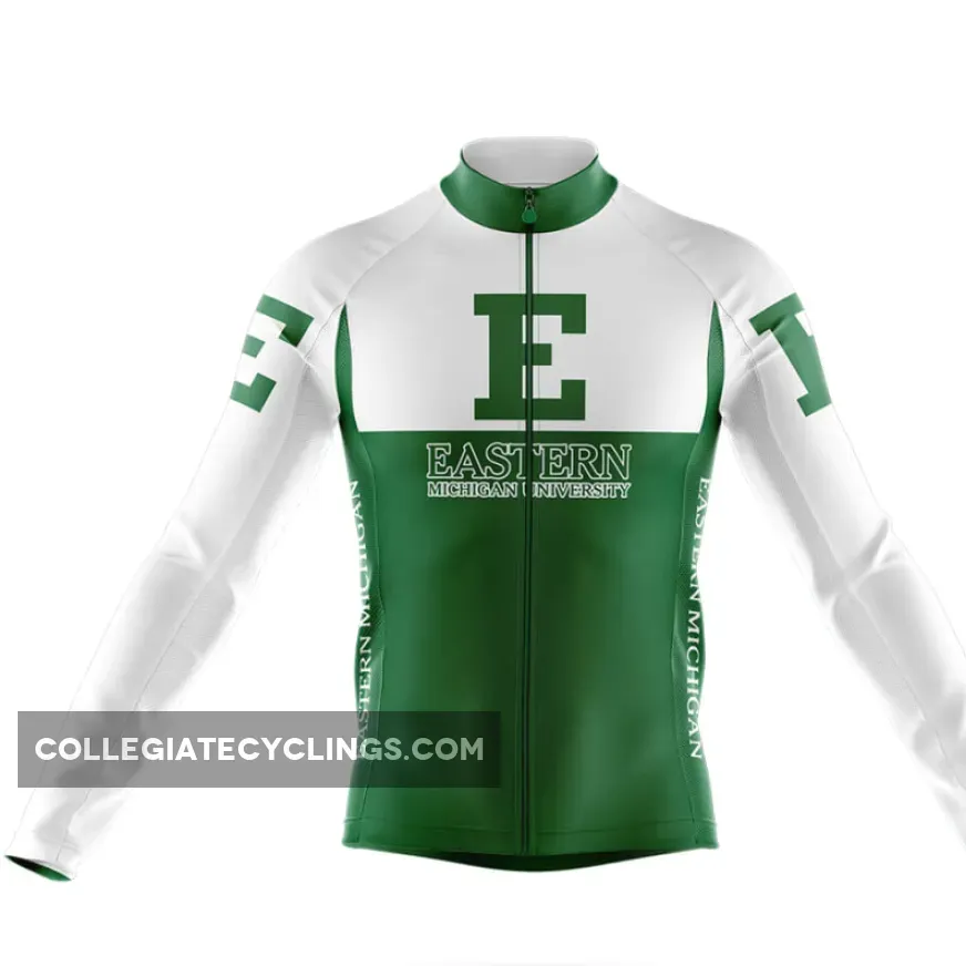 Eastern Michigan University Long Sleeve Cycling Jersey Ver.2