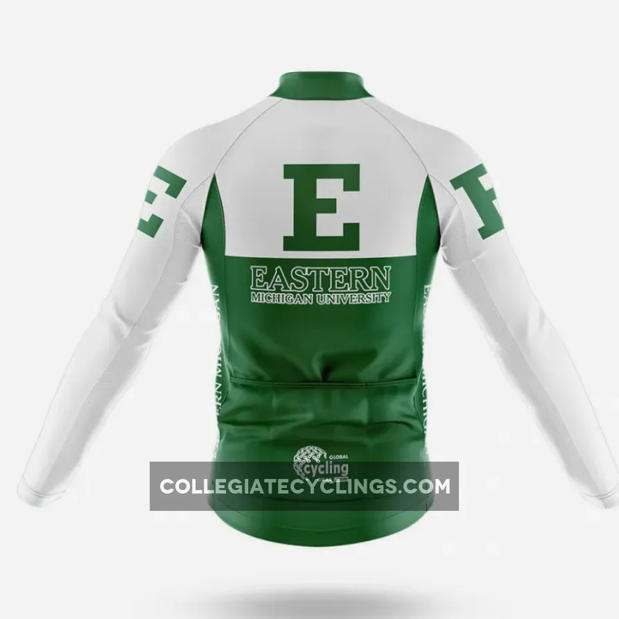 Eastern Michigan University Long Sleeve Cycling Jersey Ver.2 Eastern Michigan University Long Sleeve Cycling Jersey Ver.2