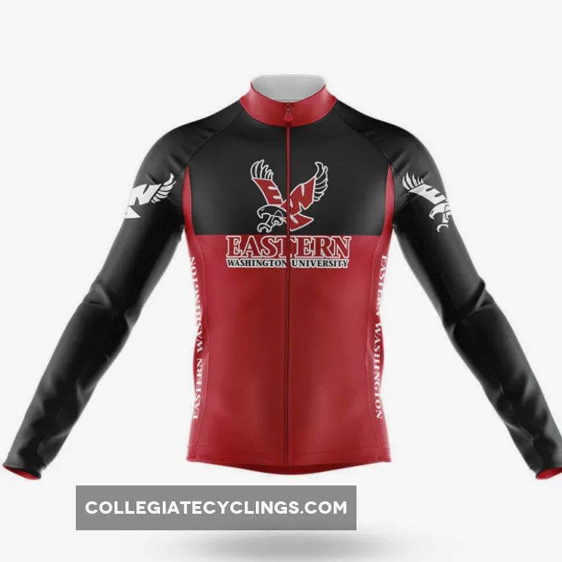 Eastern Washington University Long Sleeve Cycling Jersey Ver.2