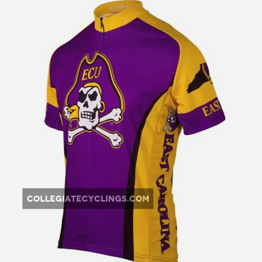 ECU EAST CAROLINA UNIVERSITY Cycling Short Sleeve Jersey