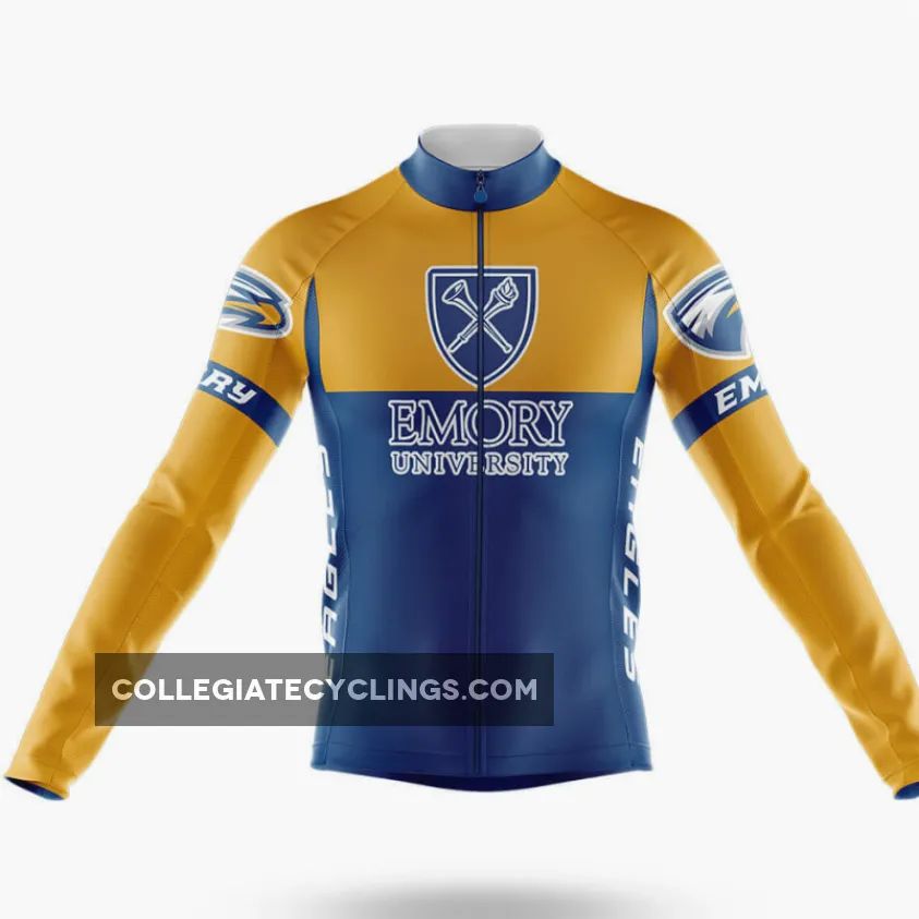 Emory University Long Sleeve Cycling Jersey Ver.2