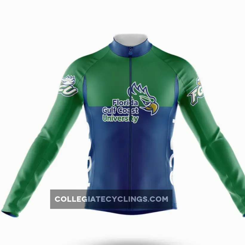 Florida Gulf Coast University Long Sleeve Cycling Jersey Ver.2