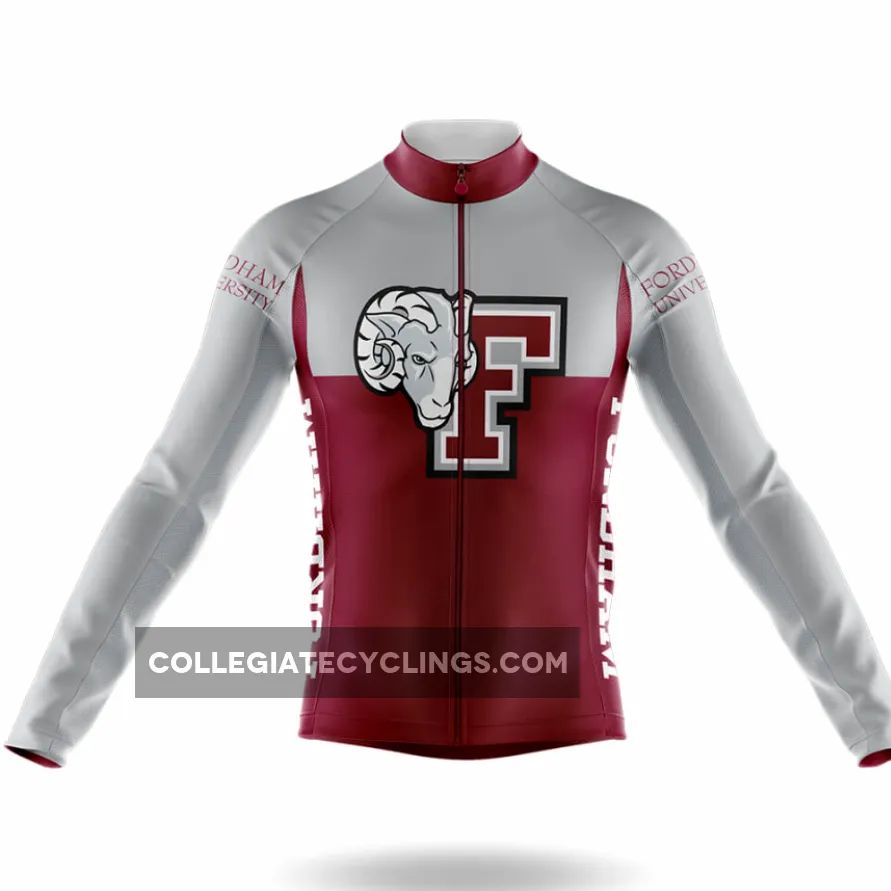Fordham University Long Sleeve Cycling Jersey Ver.2