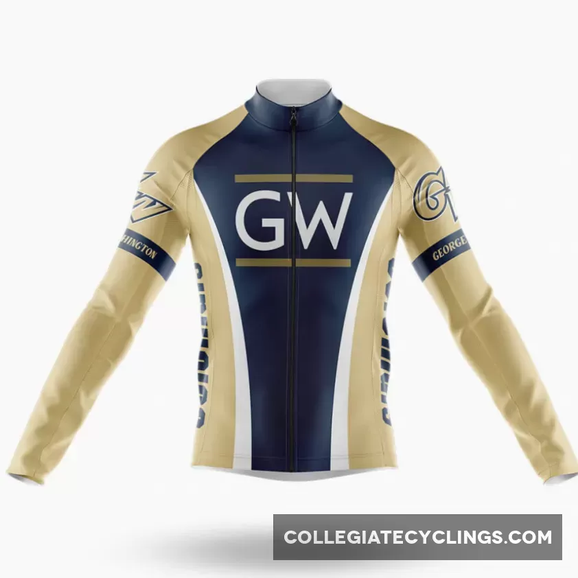 George Washington University Long Sleeve Cycling Jersey