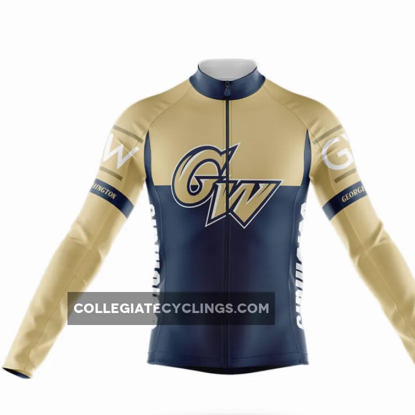 George Washington University Long Sleeve Cycling Jersey Ver.2