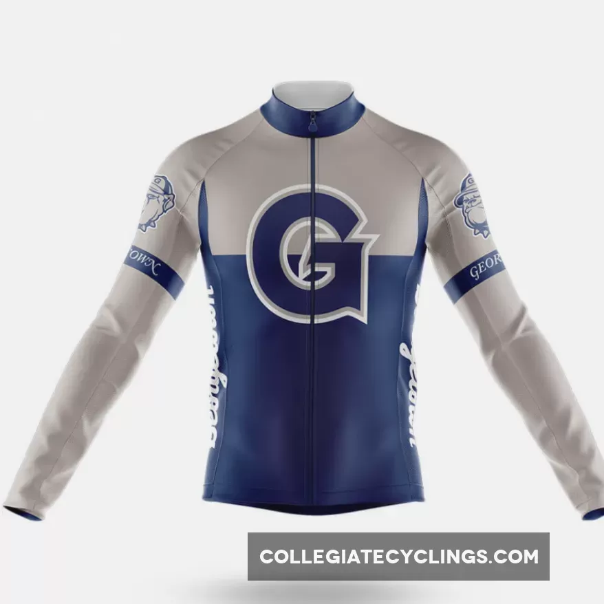 Georgetown University Long Sleeve Cycling Jersey Ver.2