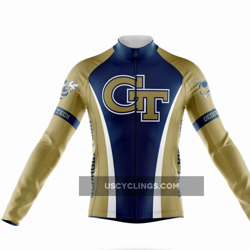 Georgia Tech Long Sleeve Cycling Jersey