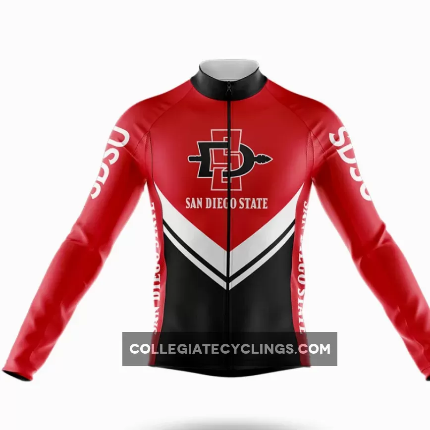 Go Aztecs Long Sleeve Cycling Jersey Ver.3