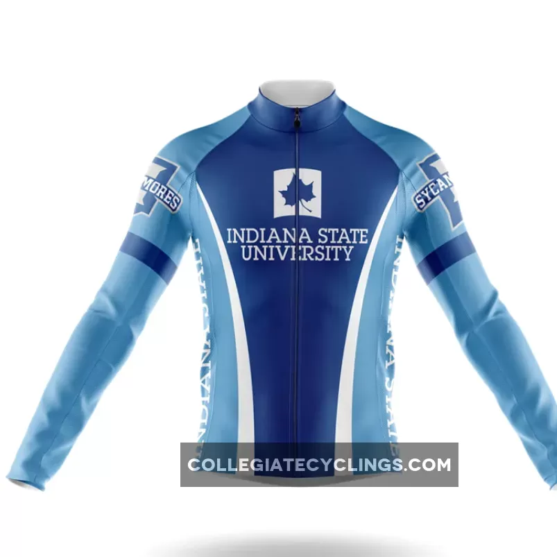 Indiana State University Long Sleeve Cycling Jersey