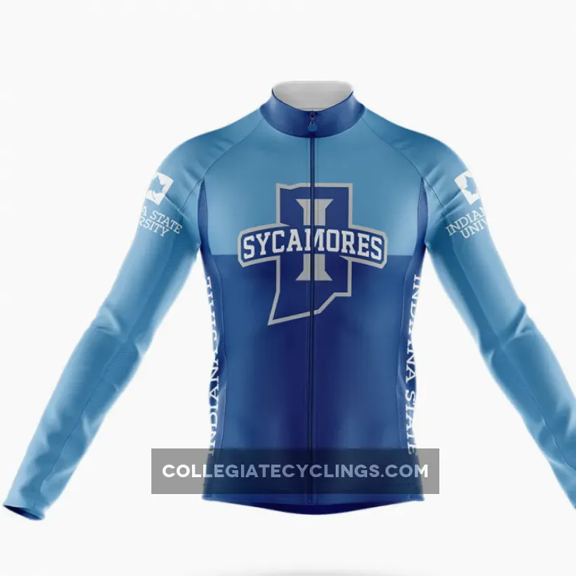 Indiana State University Long Sleeve Cycling Jersey Ver.2
