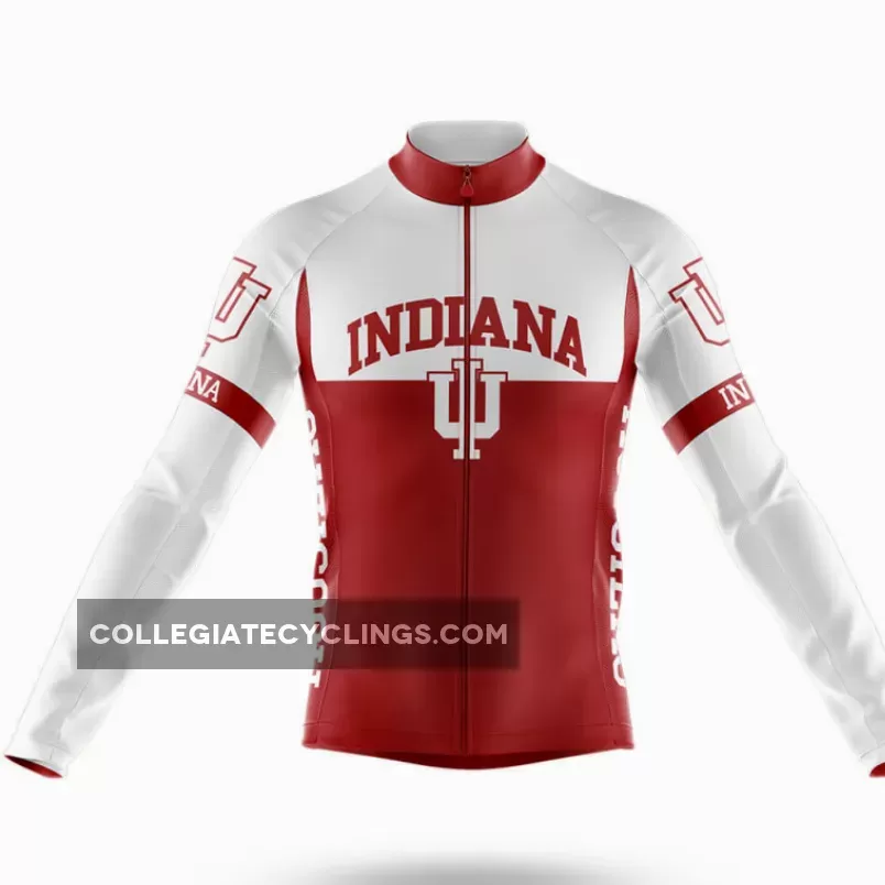 Indiana University Bloomington Long Sleeve Cycling Jersey Ver.2