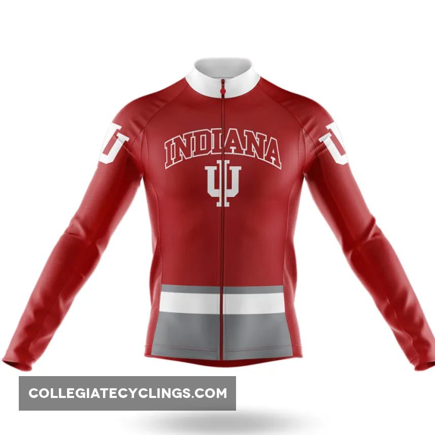 Indiana University Bloomington Long Sleeve Cycling Jersey Ver.3