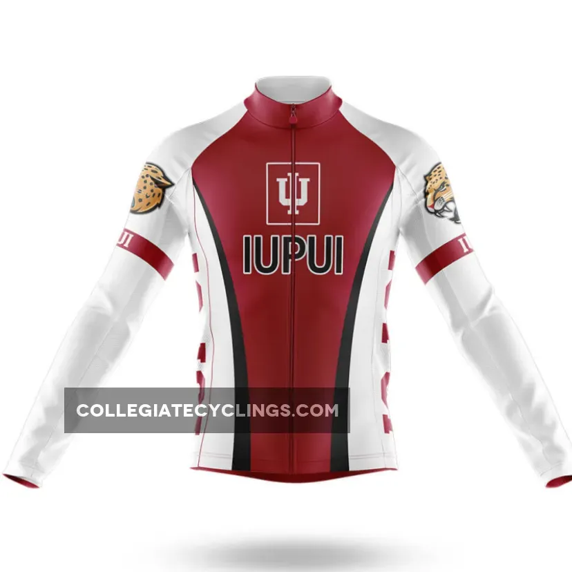 Indiana University–Purdue University Indianapolis Long Sleeve Cycling Jersey
