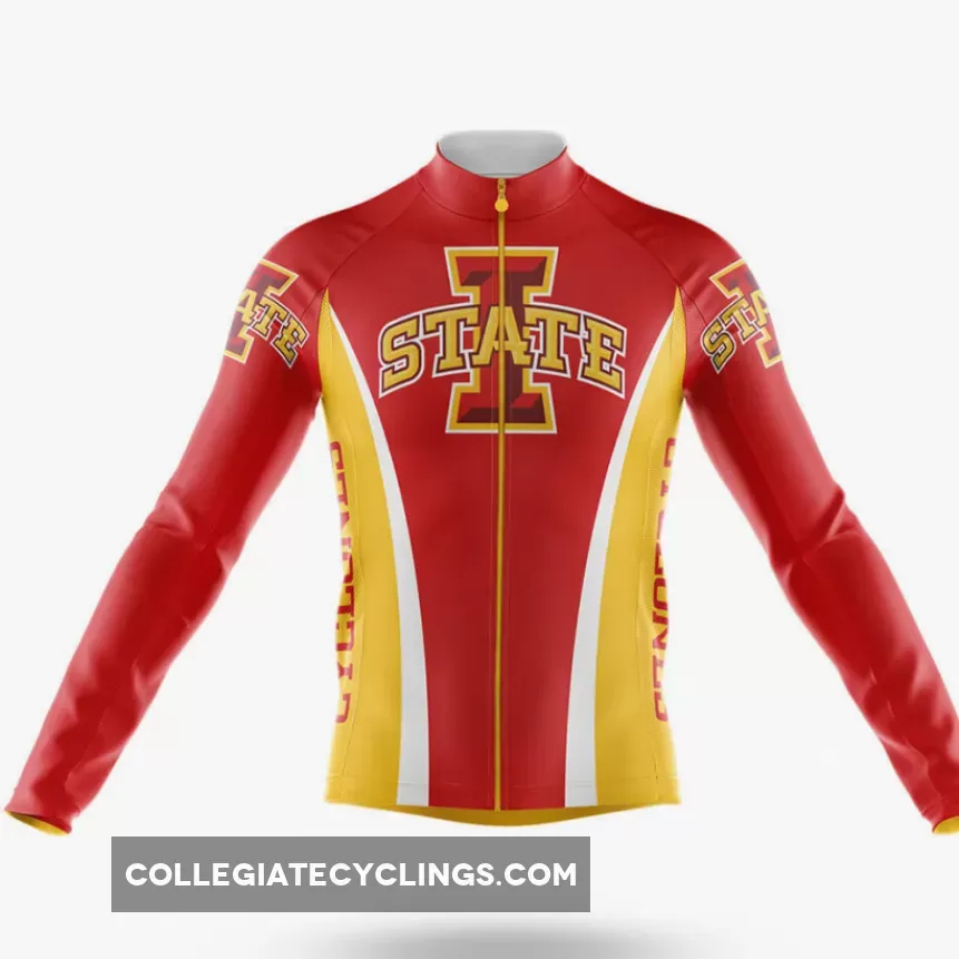 Iowa State University Long Sleeve Cycling Jersey