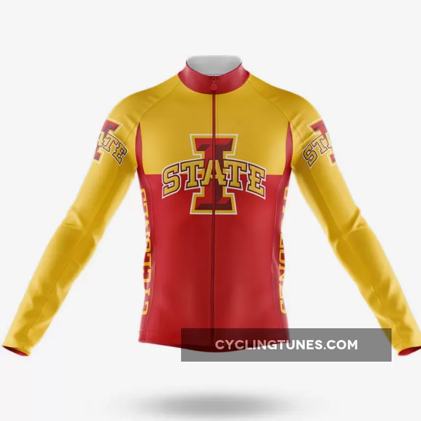 Iowa State University Long Sleeve Cycling Jersey Ver.2