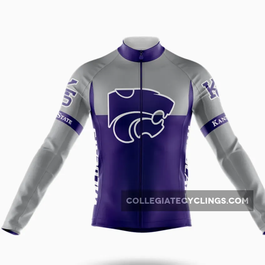 Kansas State University Long Sleeve Cycling Jersey Ver.2