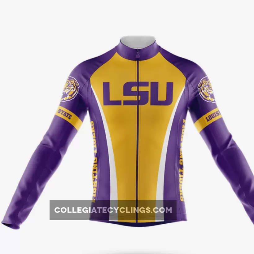 Louisiana State University Long Sleeve Cycling Jersey