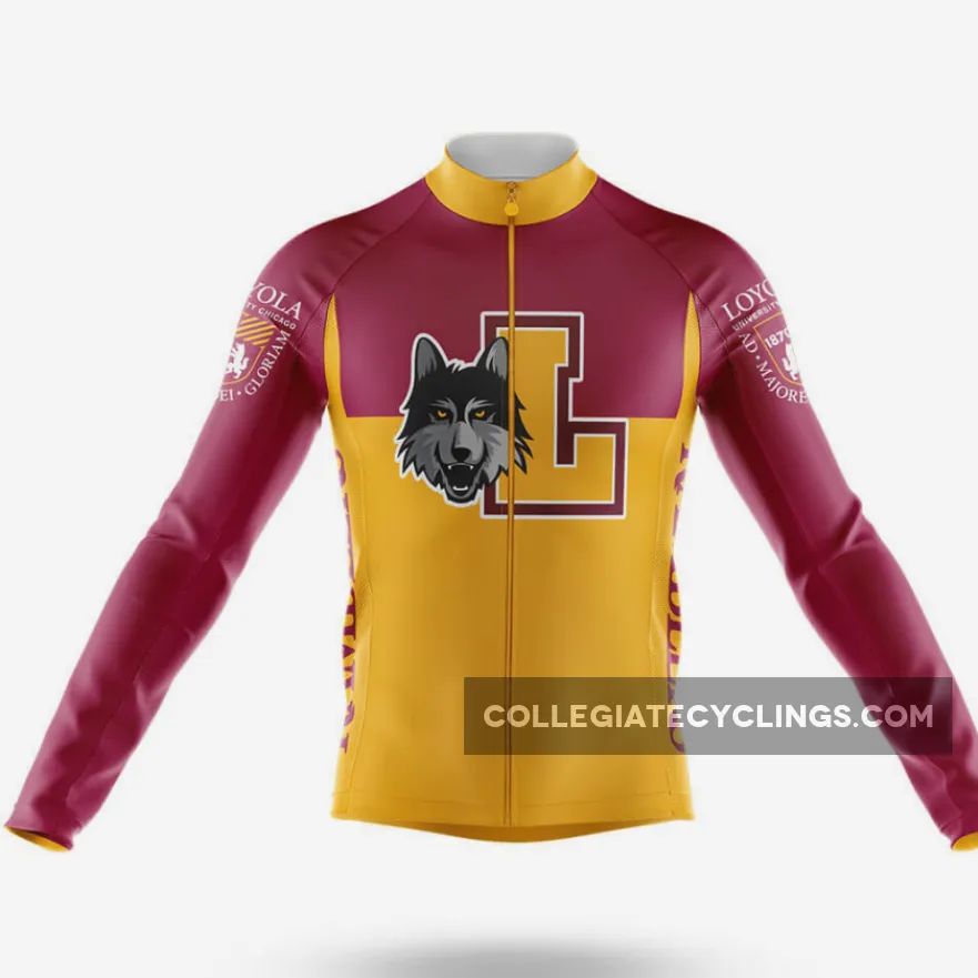 Loyola University Chicago Long Sleeve Cycling Jersey Ver.2