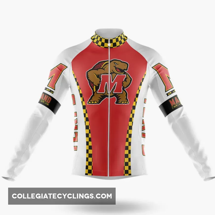 Maryland Mascot Long Sleeve Cycling Jersey