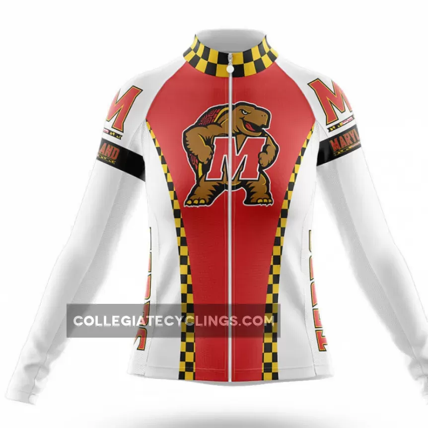Maryland Mascot - Women's Long Sleeve Cycling Jersey