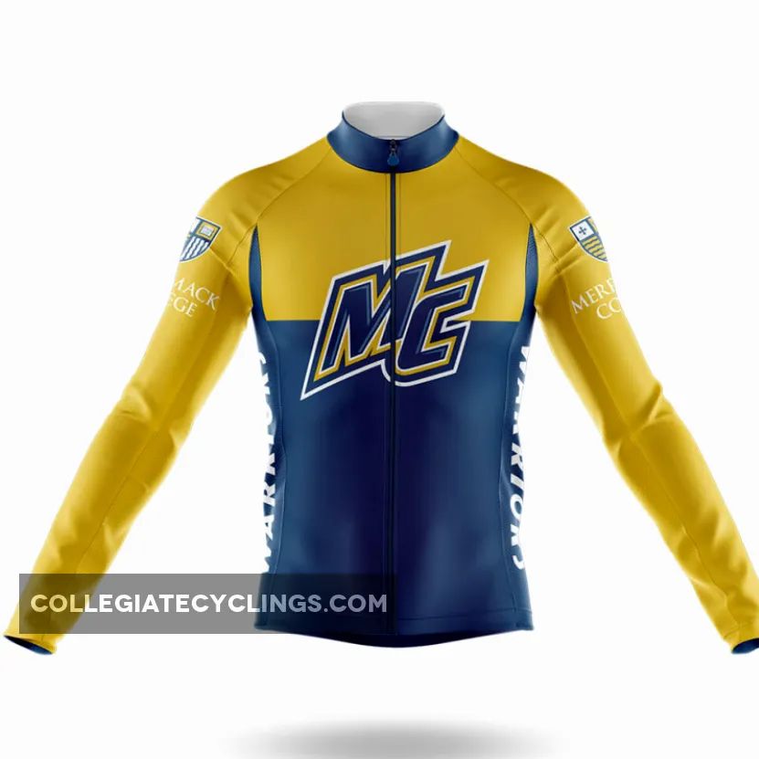 Merrimack College Long Sleeve Cycling Jersey Ver.2
