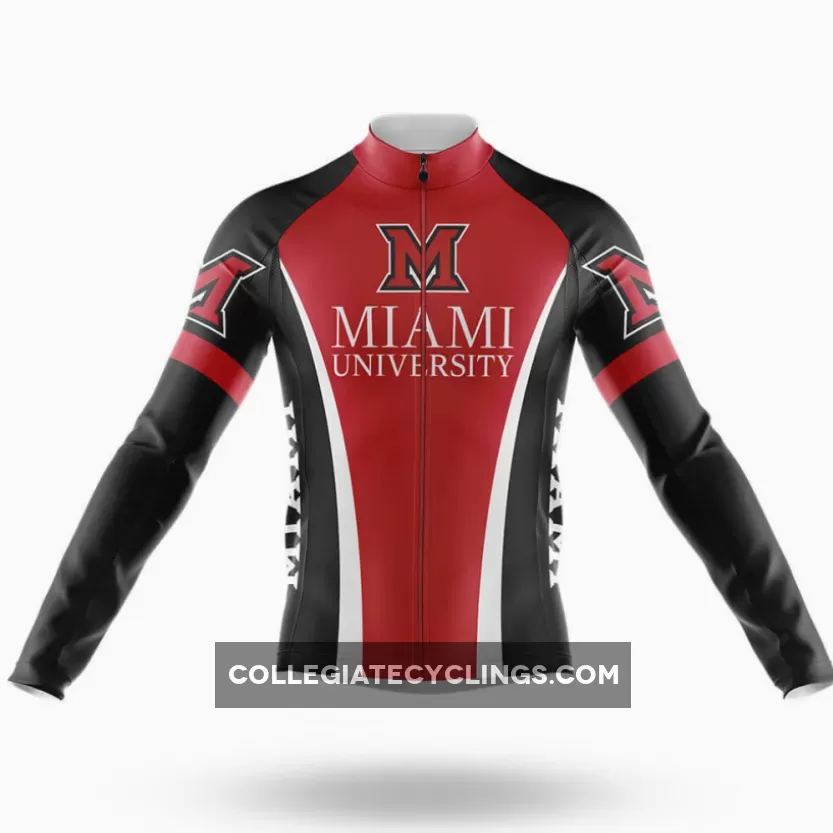 Miami University Long Sleeve Cycling Jersey