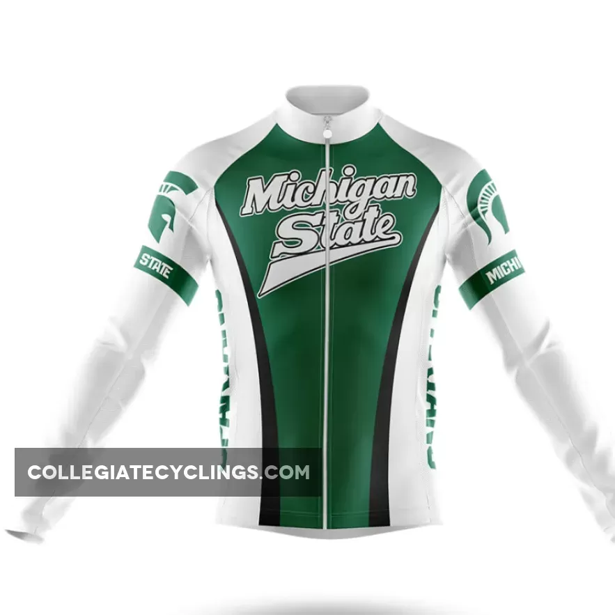 Michigan State University Long Sleeve Cycling Jersey