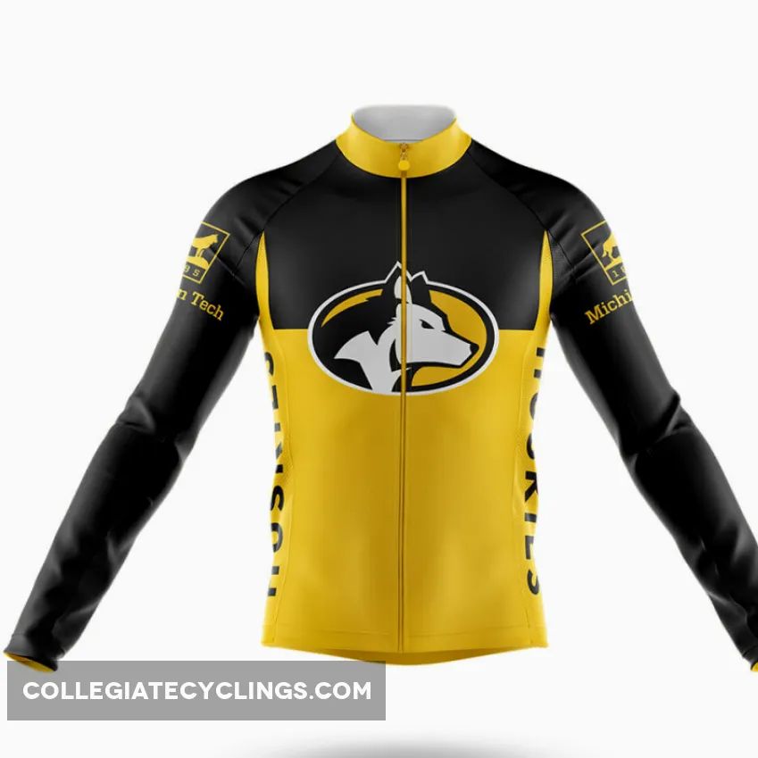 Michigan Technological University Long Sleeve Cycling Jersey Ver.2
