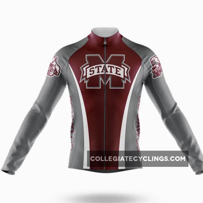 Mississippi State University Long Sleeve Cycling Jersey