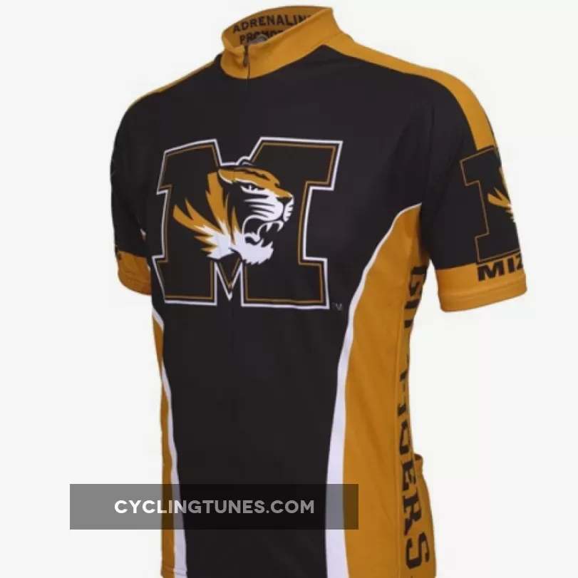 Mizzou MU University of Missouri Tigers Cycling Short Sleeve Jersey
