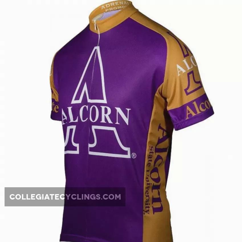 NCAA Alcorn State University Braves Short Sleeve Cycling Jerseys Bike Clothing