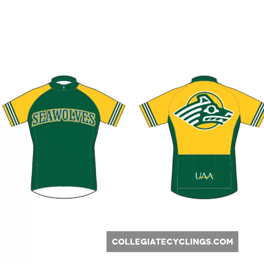 NCAA UAA University of Alaska Anchorage Seawolves Cycling Jerseys Bike Clothing