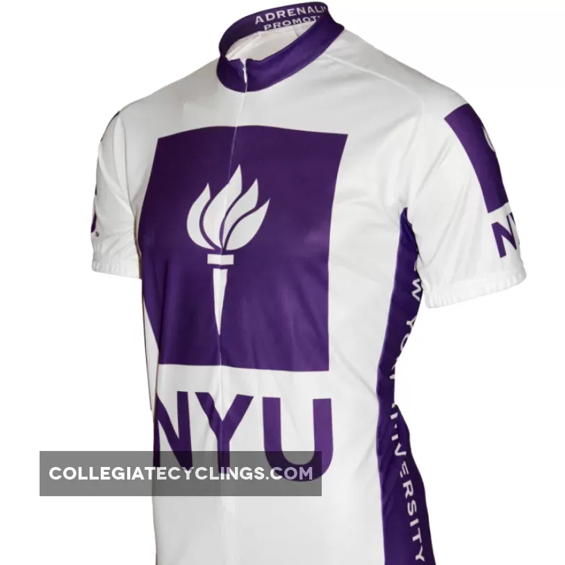 New York University NYU Short Sleeve Cycling Jersey